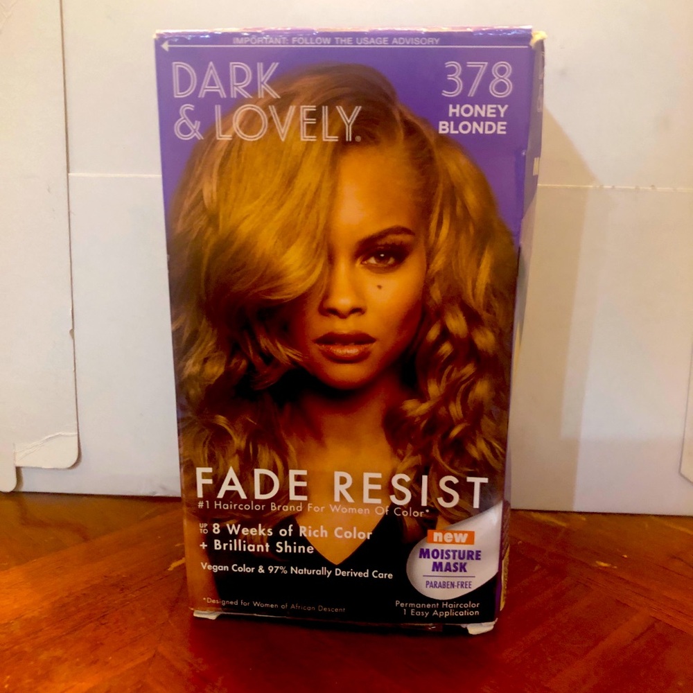 NWT Dark & Lovely Hair Dye 378 Honey Blonde